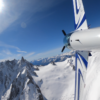 voltige aérienne Gap Tallard hautes alpes neige