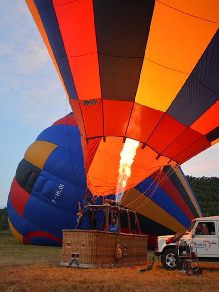 vol en montgolfière à Forcalquier